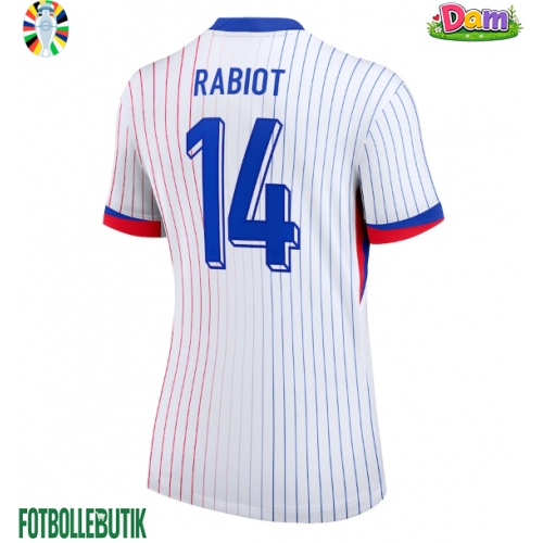 Frankrike Adrien Rabiot #14 Bortatröja Kvinnor EM 2024 Kortärmad